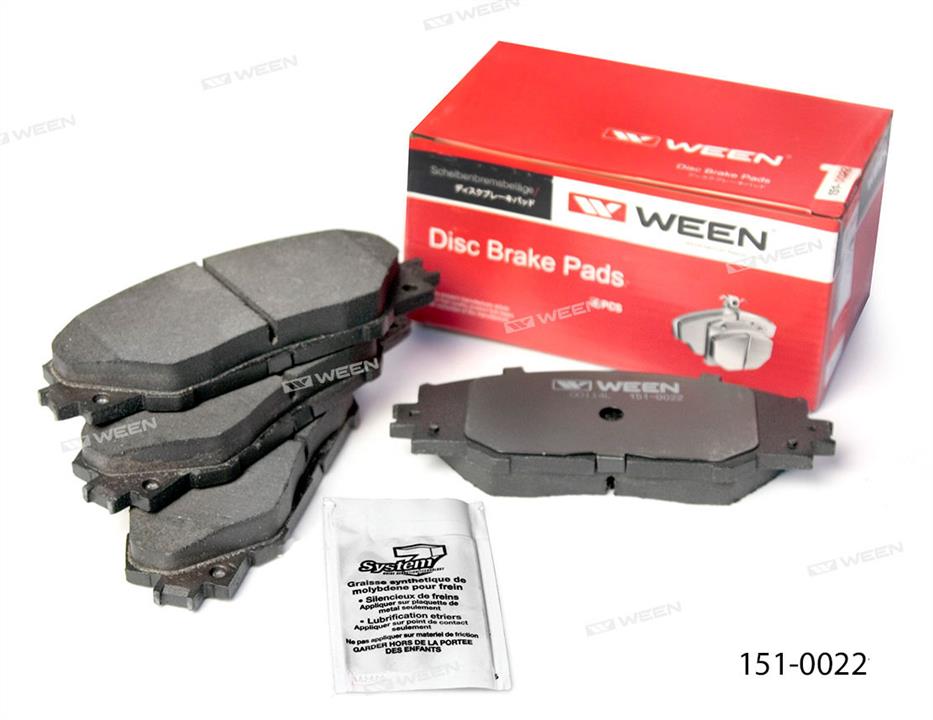 Ween 151-0022 Brake Pad Set, disc brake 1510022: Buy near me in Poland at 2407.PL - Good price!