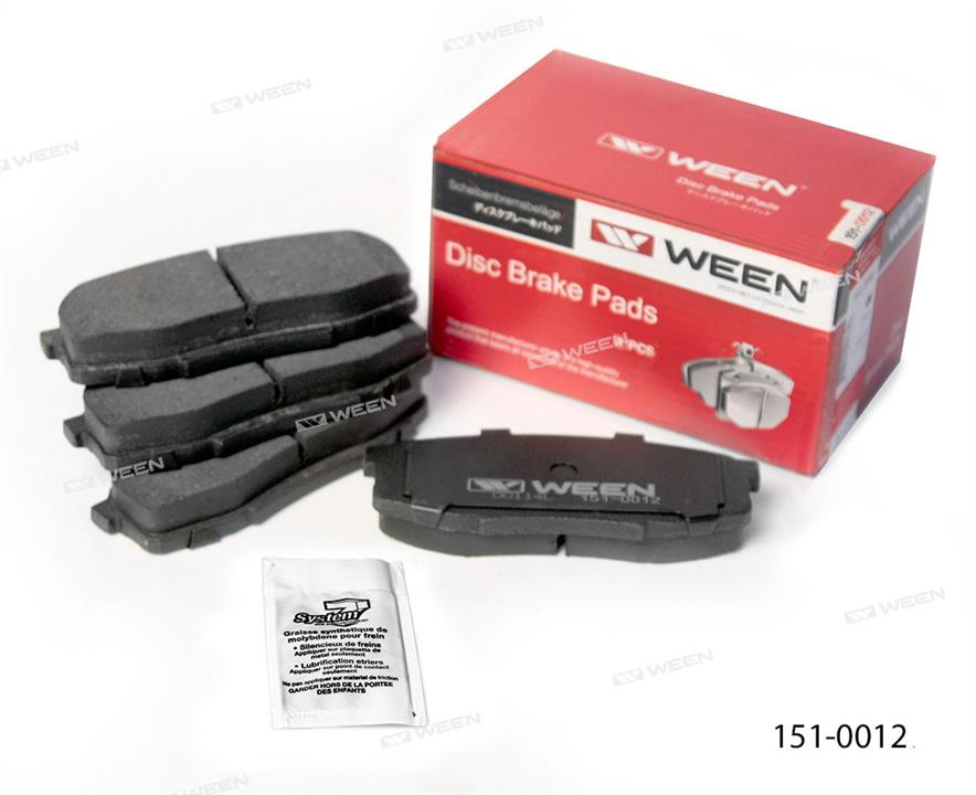 Ween 151-0012 Тормозные колодки дисковые, комплект 1510012: Отличная цена - Купить в Польше на 2407.PL!