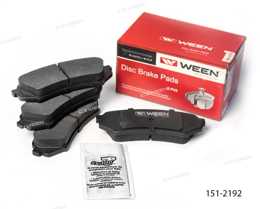 Ween 151-2192 Brake Pad Set, disc brake 1512192: Buy near me in Poland at 2407.PL - Good price!