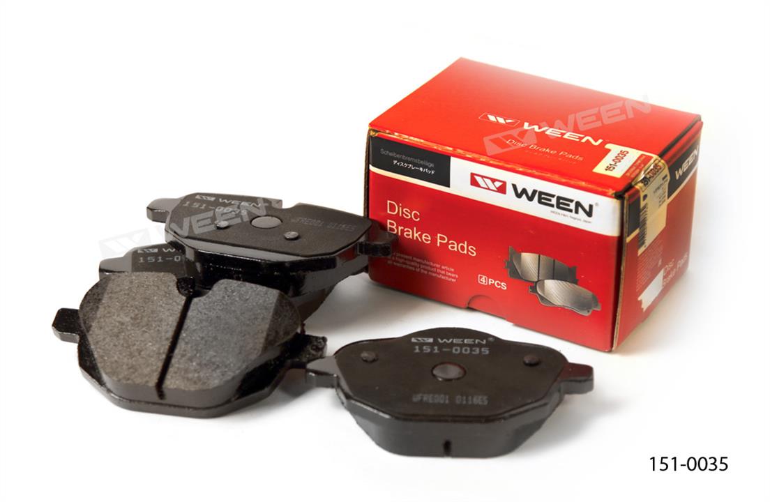 Ween 151-0035 Rear disc brake pads, set 1510035: Buy near me in Poland at 2407.PL - Good price!