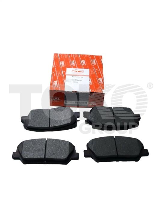 Toko T2103031L Front disc brake pads, set T2103031L: Buy near me in Poland at 2407.PL - Good price!