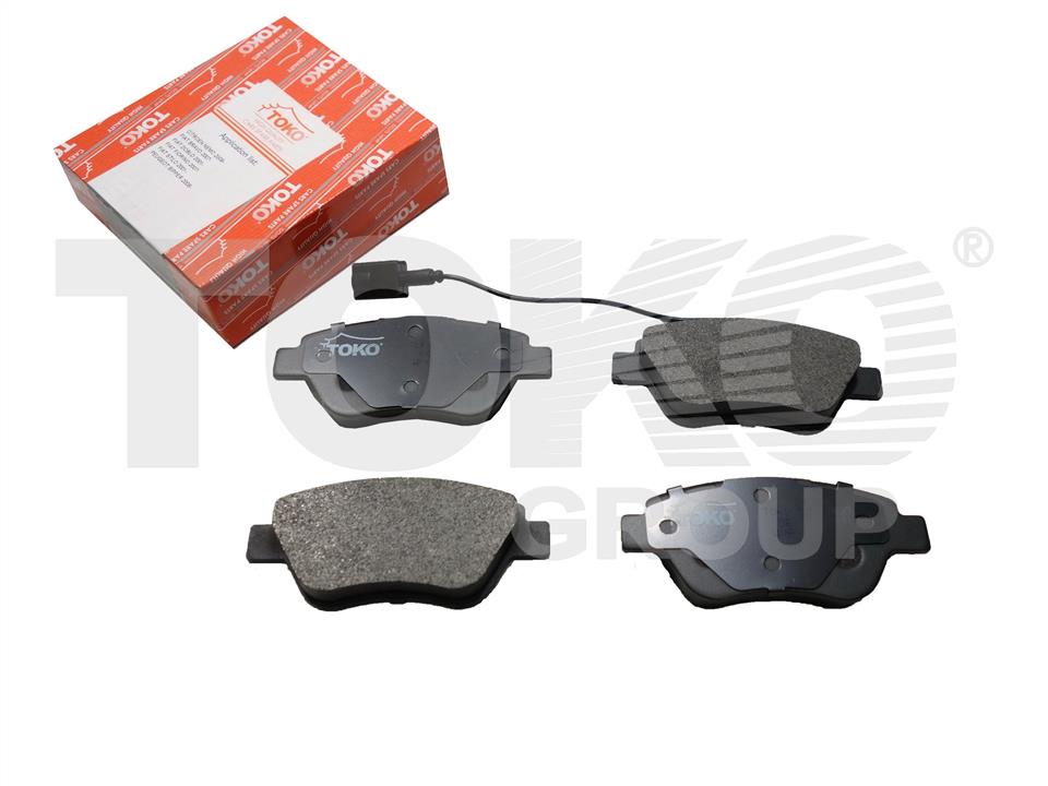 Toko T2136036L Front disc brake pads, set T2136036L: Buy near me in Poland at 2407.PL - Good price!