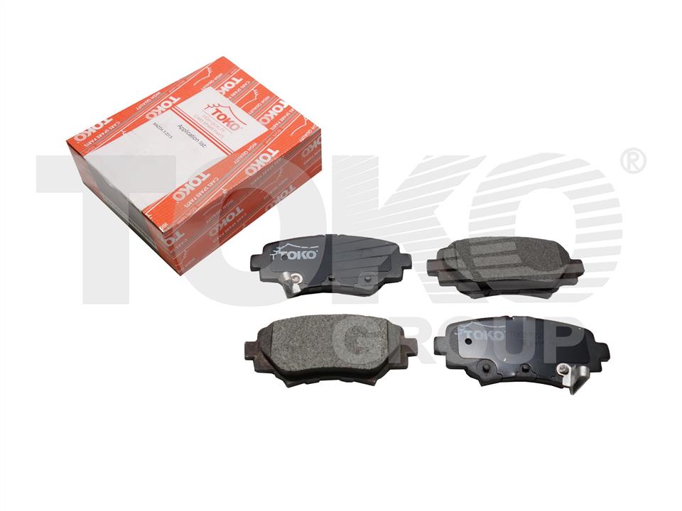 Toko T2212021L Rear disc brake pads, set T2212021L: Buy near me in Poland at 2407.PL - Good price!