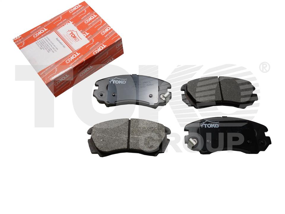Toko T2103013L Front disc brake pads, set T2103013L: Buy near me in Poland at 2407.PL - Good price!