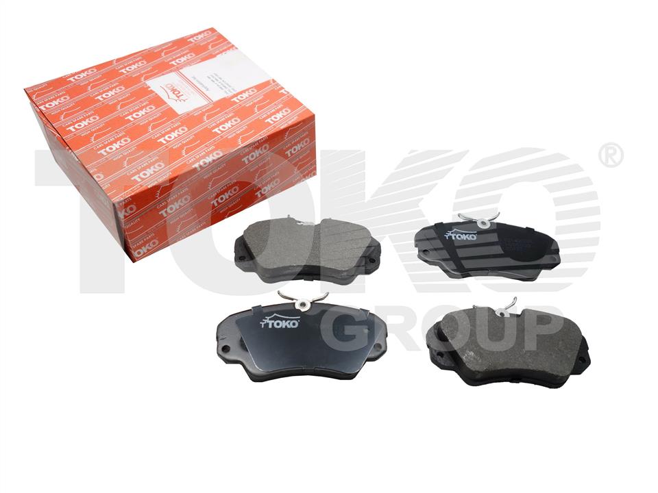 Toko T2143003L Front disc brake pads, set T2143003L: Buy near me in Poland at 2407.PL - Good price!
