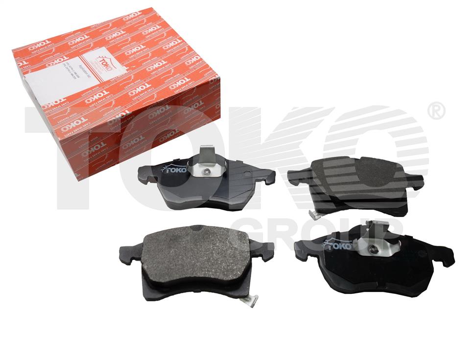 Toko T2143018L Front disc brake pads, set T2143018L: Buy near me in Poland at 2407.PL - Good price!