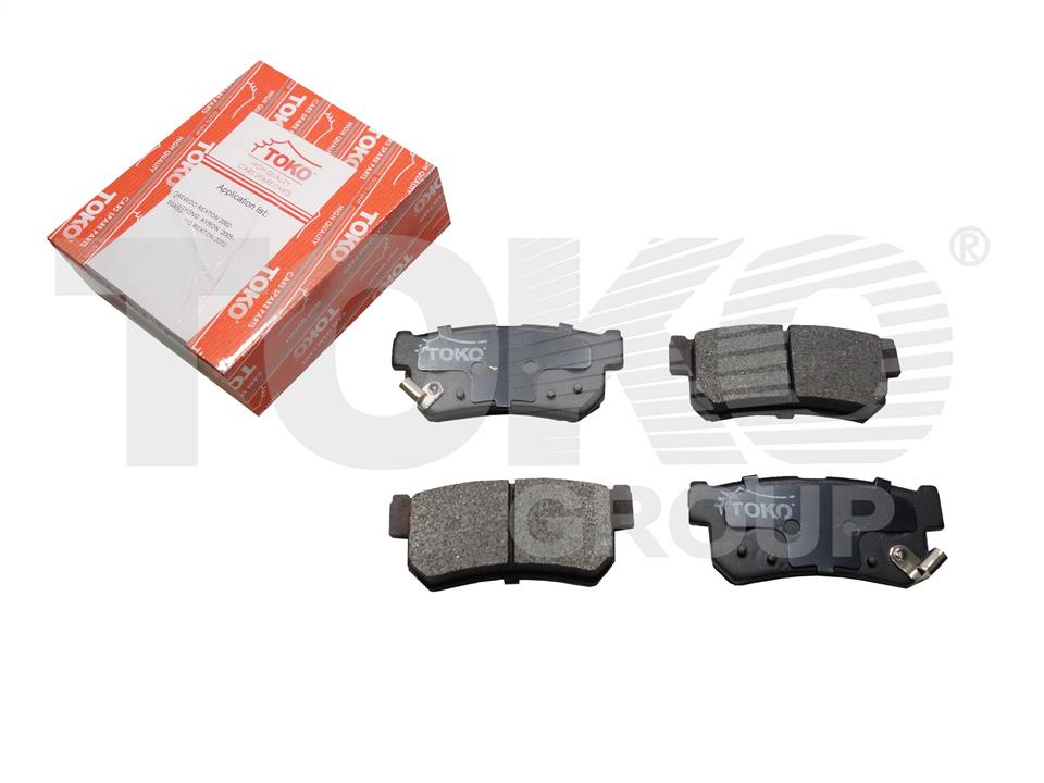 Toko T2205008L Rear disc brake pads, set T2205008L: Buy near me in Poland at 2407.PL - Good price!