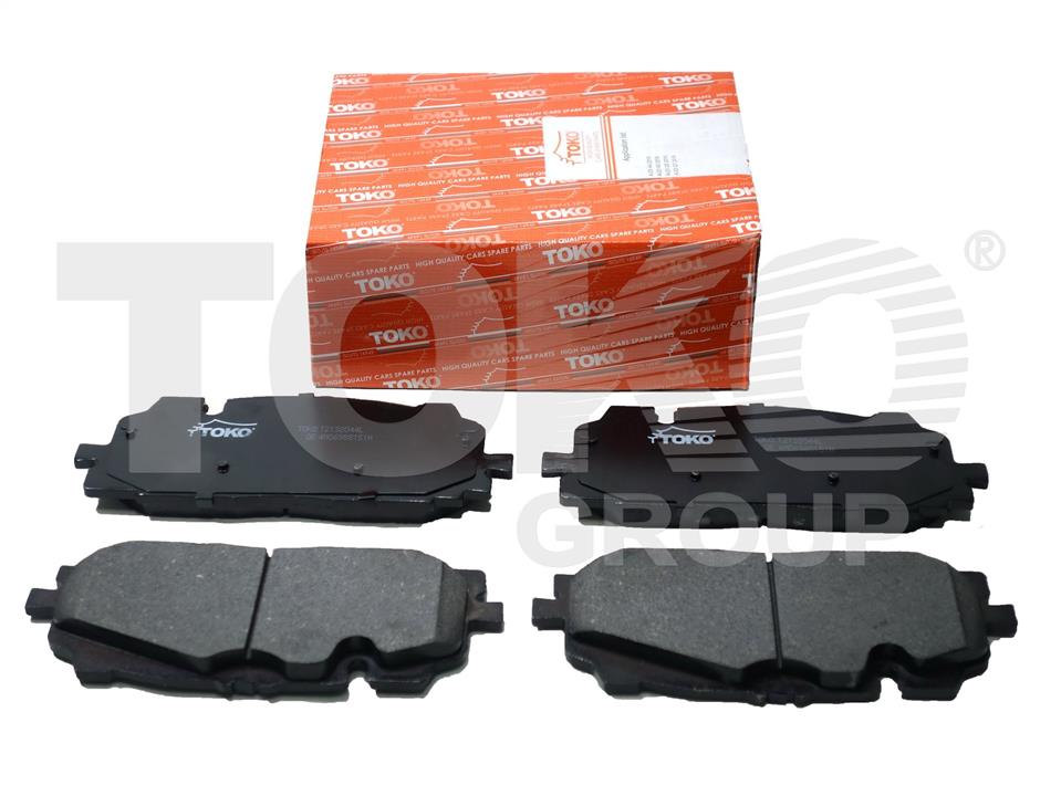 Toko T2132044L Front disc brake pads, set T2132044L: Buy near me in Poland at 2407.PL - Good price!