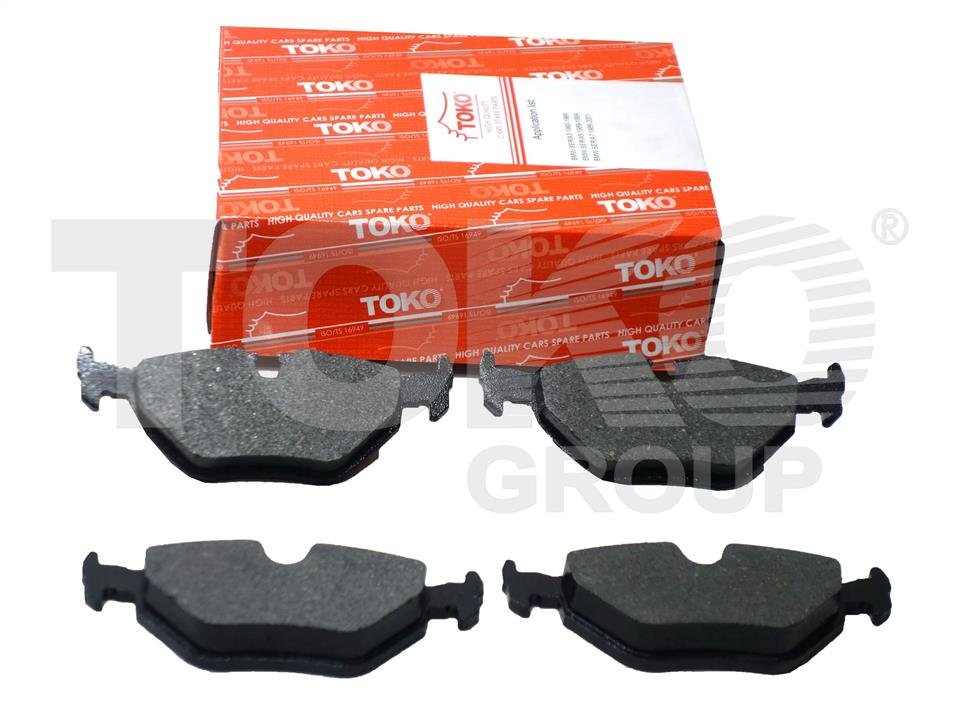 Toko T2234006L Rear disc brake pads, set T2234006L: Buy near me in Poland at 2407.PL - Good price!