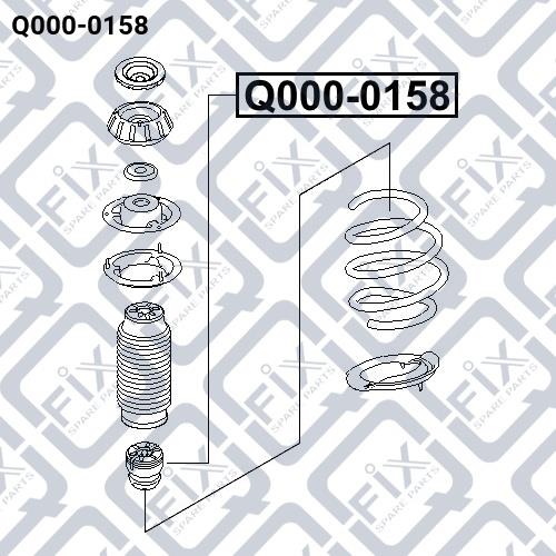 Отбойник амортизатора Q-fix Q000-0158