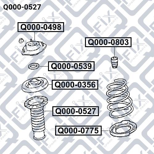 Q-fix Q000-0527 Shock absorber boot Q0000527: Buy near me in Poland at 2407.PL - Good price!