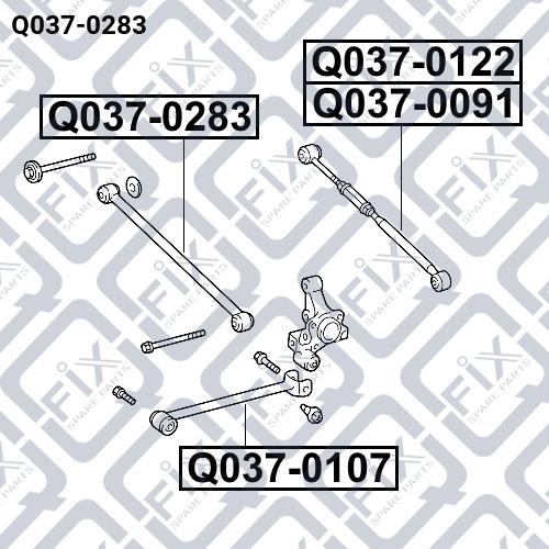 Querstange hinten Q-fix Q037-0283