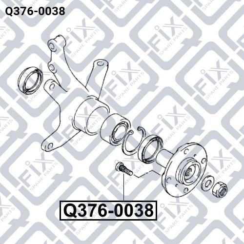 Szpilka mocowania kóła Q-fix Q376-0038