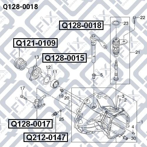 Autoteil Q-fix Q128-0018