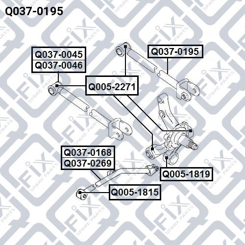 Q-fix Q037-0195 Traction rear transverse Q0370195: Buy near me at 2407.PL in Poland at an Affordable price!