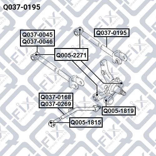 Q-fix Q037-0195 Querstange hinten Q0370195: Kaufen Sie zu einem guten Preis in Polen bei 2407.PL!