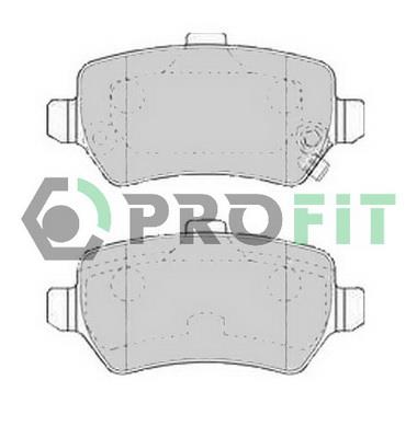 Profit 5000-1521 Rear disc brake pads, set 50001521: Buy near me in Poland at 2407.PL - Good price!