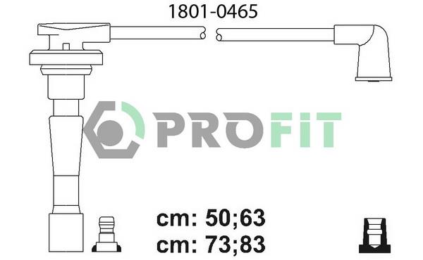 Profit 1801-0465 Дроти високовольтні, комплект 18010465: Приваблива ціна - Купити у Польщі на 2407.PL!
