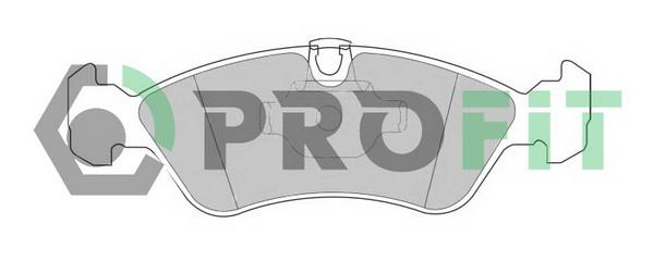 Profit 5000-1067 Front disc brake pads, set 50001067: Buy near me in Poland at 2407.PL - Good price!