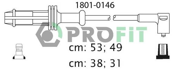 Profit 1801-0146 Провода высоковольтные, комплект 18010146: Отличная цена - Купить в Польше на 2407.PL!