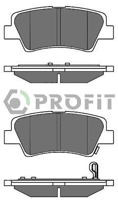 Profit 5000-2023 Rear disc brake pads, set 50002023: Buy near me in Poland at 2407.PL - Good price!