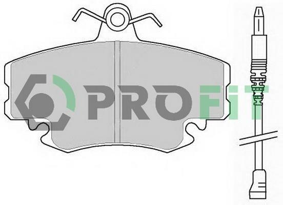 Profit 5000-0845 Front disc brake pads, set 50000845: Buy near me in Poland at 2407.PL - Good price!