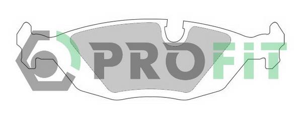 Profit 5000-0296 Rear disc brake pads, set 50000296: Buy near me in Poland at 2407.PL - Good price!