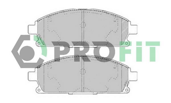 Profit 5000-1263 Front disc brake pads, set 50001263: Buy near me in Poland at 2407.PL - Good price!