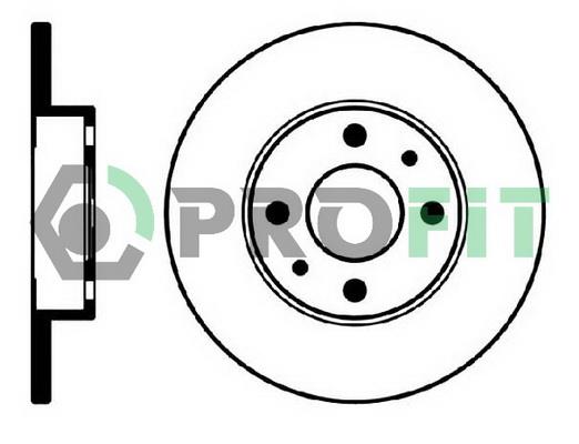 Profit 5010-0140 Brake disc 50100140: Buy near me in Poland at 2407.PL - Good price!