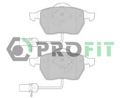 Profit 5000-1323 Front disc brake pads, set 50001323: Buy near me in Poland at 2407.PL - Good price!