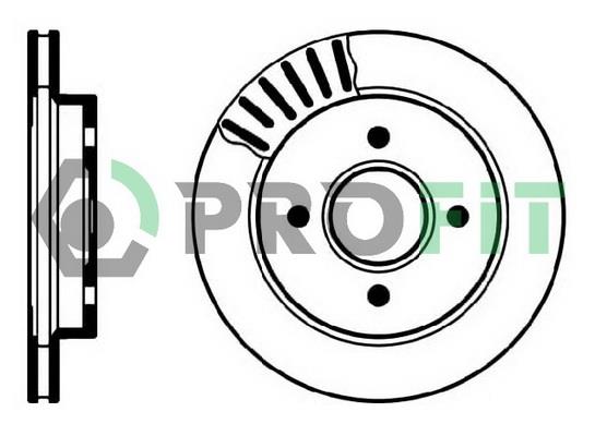 Profit 5010-0479 Rear ventilated brake disc 50100479: Buy near me in Poland at 2407.PL - Good price!