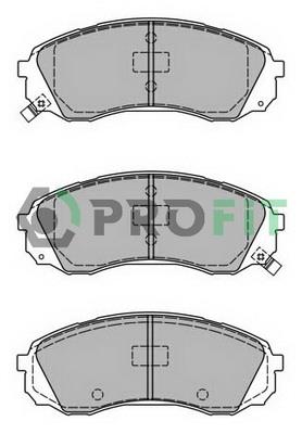 Profit 5000-2027 Front disc brake pads, set 50002027: Buy near me in Poland at 2407.PL - Good price!