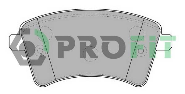 Profit 5000-4185 Front disc brake pads, set 50004185: Buy near me in Poland at 2407.PL - Good price!