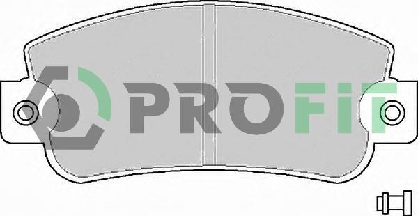 Profit 5000-0346 Тормозные колодки дисковые передние, комплект 50000346: Отличная цена - Купить в Польше на 2407.PL!