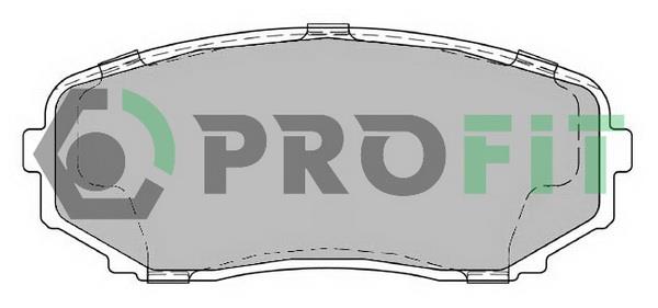 Profit 5000-2019 Front disc brake pads, set 50002019: Buy near me in Poland at 2407.PL - Good price!