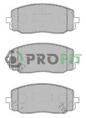 Profit 5000-1783 Front disc brake pads, set 50001783: Buy near me in Poland at 2407.PL - Good price!