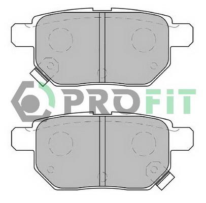 Profit 5000-2013 Rear disc brake pads, set 50002013: Buy near me in Poland at 2407.PL - Good price!