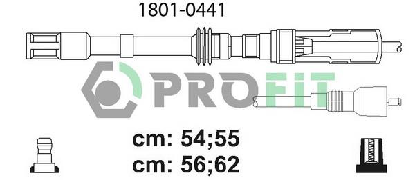 Profit 1801-0441 Ignition cable kit 18010441: Buy near me in Poland at 2407.PL - Good price!