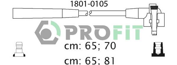 Profit 1801-0105 Ignition cable kit 18010105: Buy near me in Poland at 2407.PL - Good price!