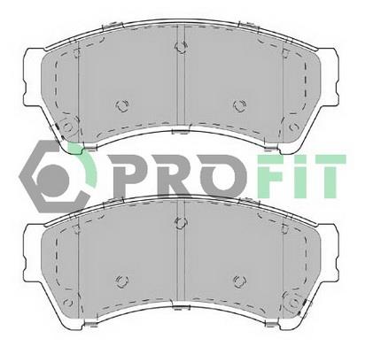 Profit 5000-2021 Front disc brake pads, set 50002021: Buy near me in Poland at 2407.PL - Good price!