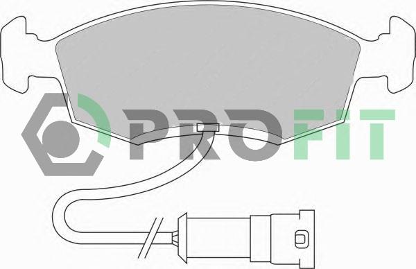 Profit 5000-0276 Front disc brake pads, set 50000276: Buy near me in Poland at 2407.PL - Good price!