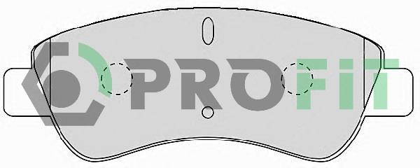 Profit 5000-1399 Тормозные колодки дисковые передние, комплект 50001399: Отличная цена - Купить в Польше на 2407.PL!