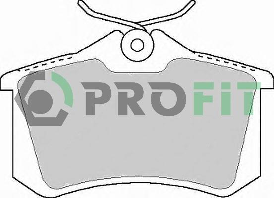 Profit 5000-1083 Rear disc brake pads, set 50001083: Buy near me in Poland at 2407.PL - Good price!