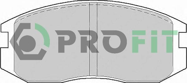 Profit 5000-0759 Тормозные колодки дисковые передние, комплект 50000759: Отличная цена - Купить в Польше на 2407.PL!