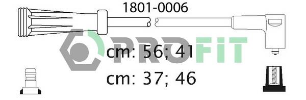 Profit 1801-0006 Дроти високовольтні, комплект 18010006: Приваблива ціна - Купити у Польщі на 2407.PL!