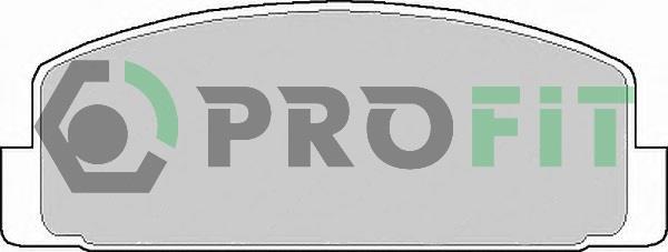 Profit 5000-0372 Тормозные колодки дисковые задние, комплект 50000372: Отличная цена - Купить в Польше на 2407.PL!