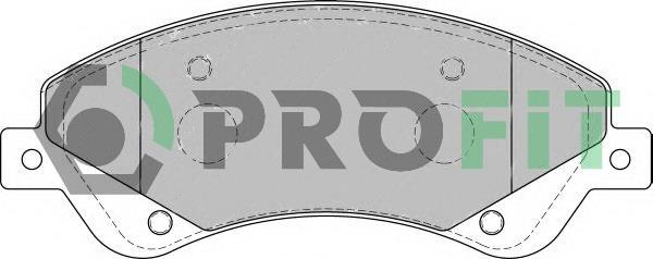 Profit 5000-1929 Front disc brake pads, set 50001929: Buy near me at 2407.PL in Poland at an Affordable price!