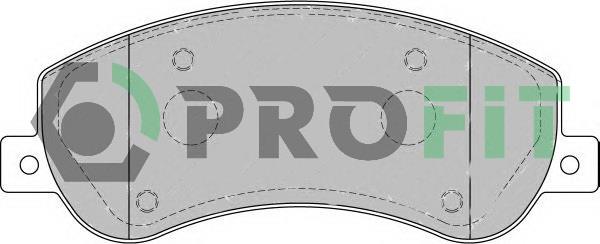 Profit 5000-1928 Тормозные колодки дисковые передние, комплект 50001928: Отличная цена - Купить в Польше на 2407.PL!