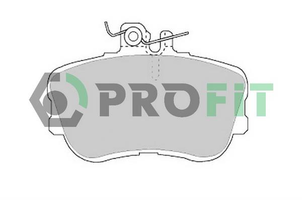 Profit 5000-0854 Front disc brake pads, set 50000854: Buy near me at 2407.PL in Poland at an Affordable price!
