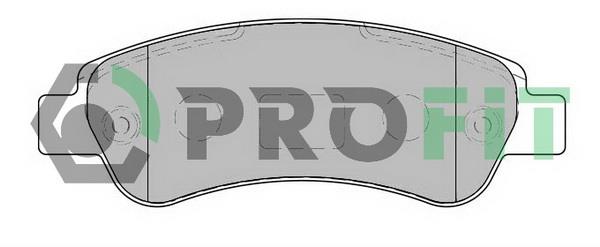 Profit 5000-1927 Rear disc brake pads, set 50001927: Buy near me in Poland at 2407.PL - Good price!